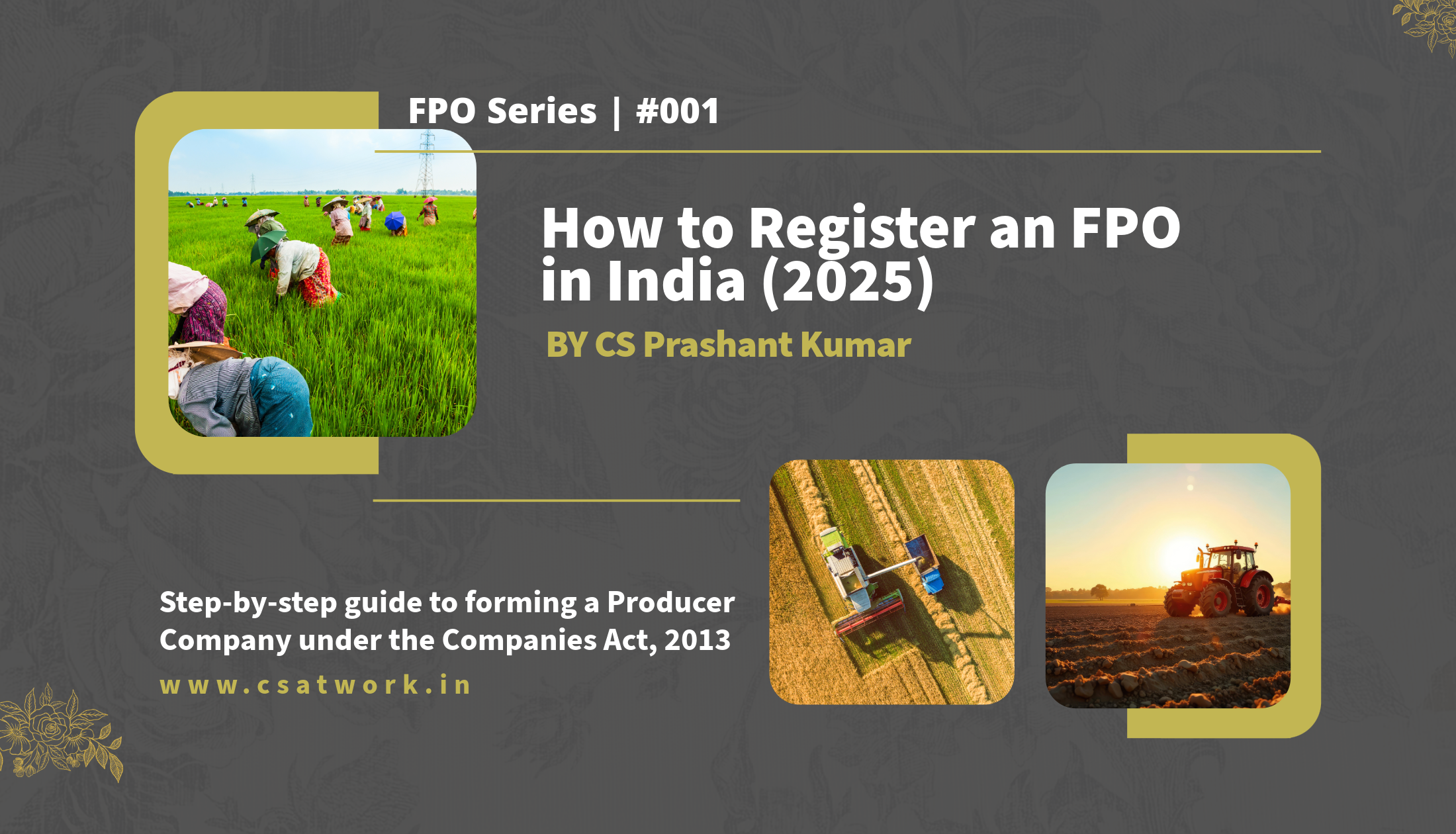 How to Register a Farmer Producer Organisation (FPO) in India – Step-by-Step 2025 Guide