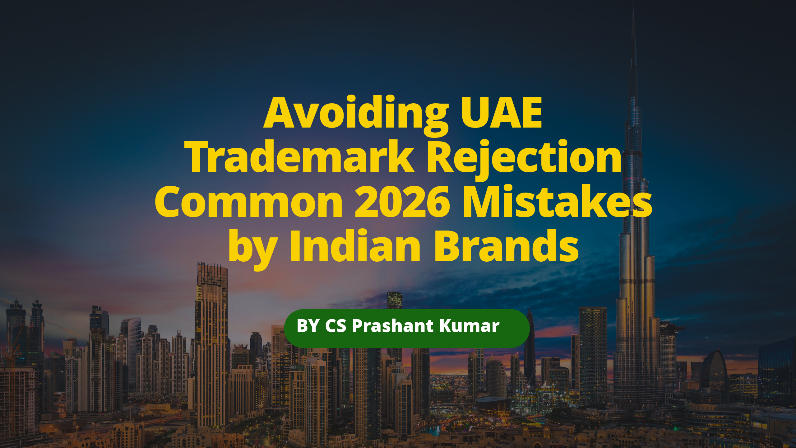 A visual representation of common reasons why UAE trademarks get rejected in 2026.