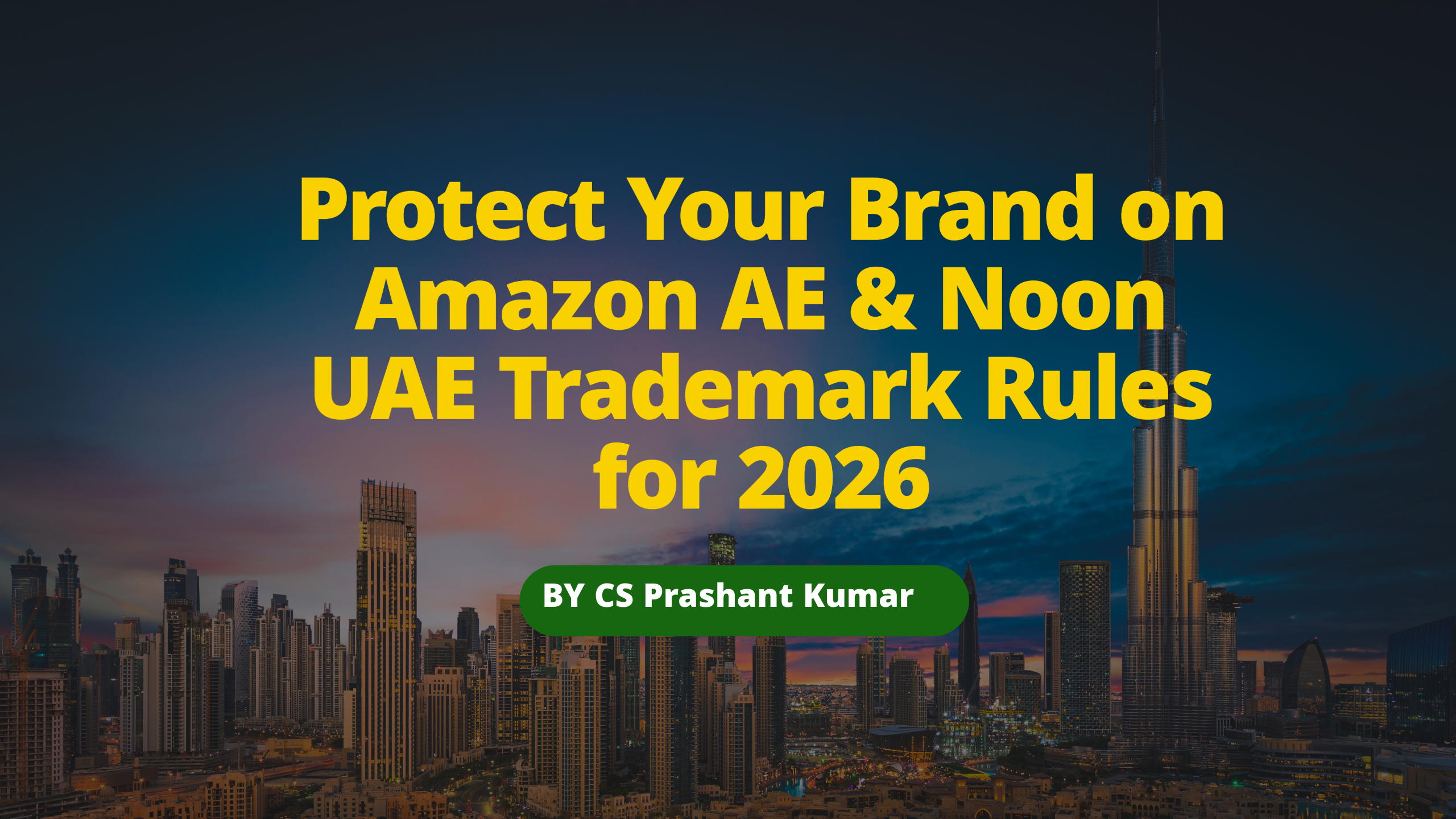 Image describing how UAE trademark rights work on Amazon AE, Noon and online marketplaces.
