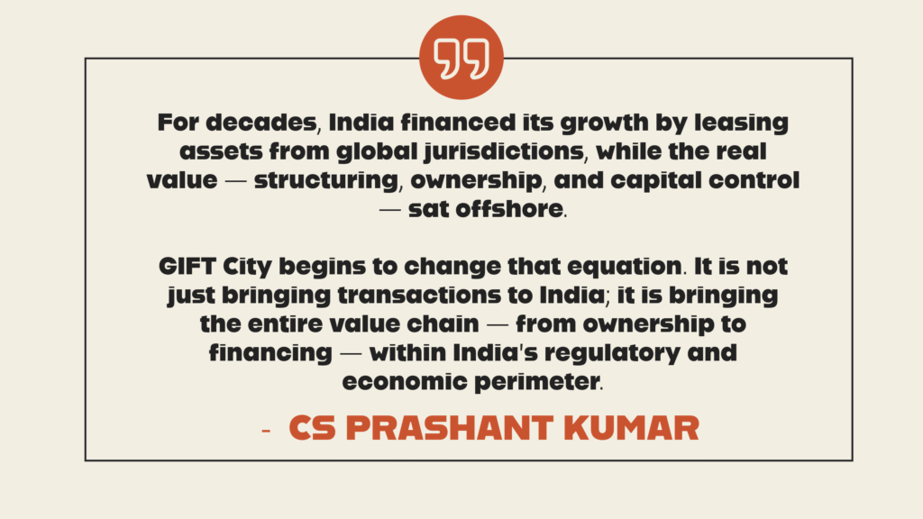India shifting from leasing consumer to global leasing hub through GIFT City IFSC