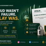 IFSCA enforcement update on We Founder Circle Angel Accelerator LLP highlighting ex-parte ad-interim order, USD 100,000 deposit requirement and key compliance learnings for FMEs.